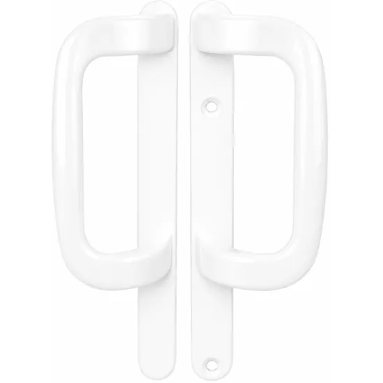 UPVC Inline Patio Door Handle XL Dummy White