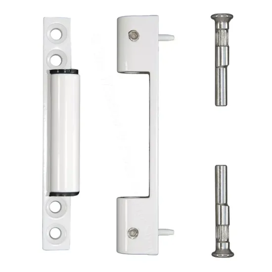 UPVC Butt Hinge WMS Style White Flat