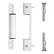 UPVC Butt Hinge WMS Style White Flat