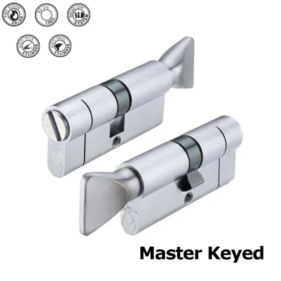 Mastered Thumb Turn Eurolock Cylinder 100mm 50/50