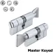 Mastered Thumb Turn Eurolock Cylinder 100mm 50/50