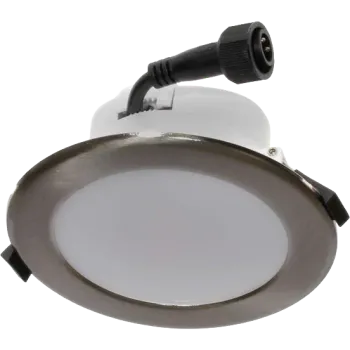 12w LED Downlight Silver 140mm