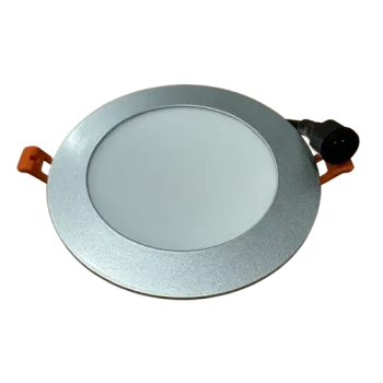 12w LED Downlight Silver 150mm