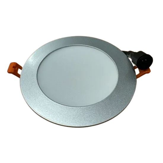 12w LED Downlight Silver 150mm