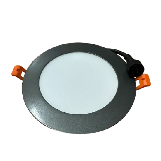 12w LED Downlight Pewter 150mm