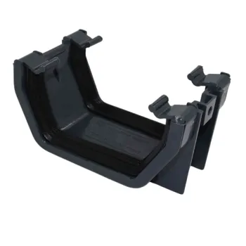 Square Line Gutter Union Bracket - Anthracite Grey