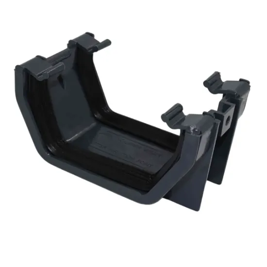 Square Line Gutter Union Bracket - Anthracite Grey