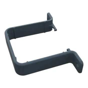 Square Line Flush Fit Downpipe Clip 65mm Anthracite Grey