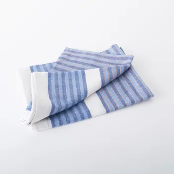 Two Tone Blue Tea Towel 