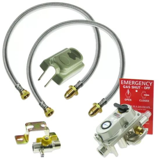 2 Cylinder Automatic Changeover Regulator with OPSO