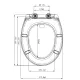 Varde One Soft Close Toilet Seat