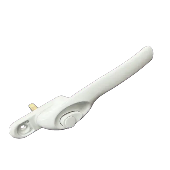 Cranked Espag Window Handle - Right Hand - Non-Locking - 43mm Centres - Fire Escape